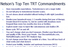 Nelsons Top Ten TRT Commandments