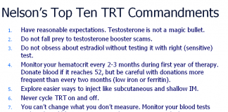 Nelsons Top Ten TRT Commandments