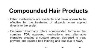compounded hair loss products
