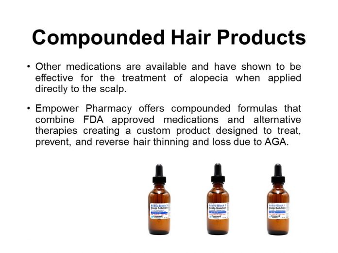 compounded hair loss products
