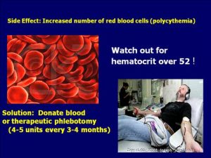 high hematocrit polycythemia testosterone